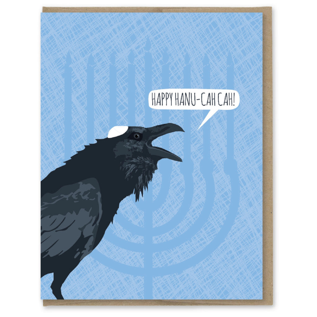 Crow Happy Hanu-Cah Cah Card.