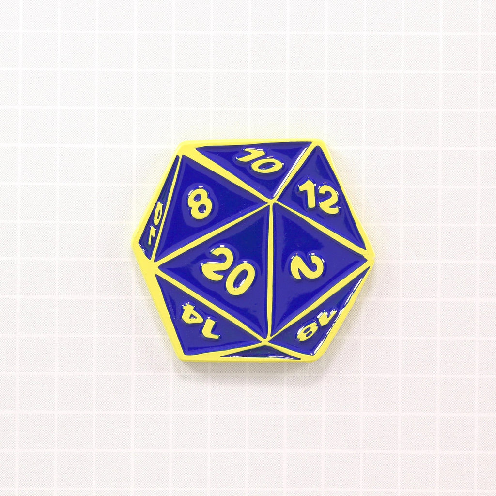 D20 Dice Pin Thunder