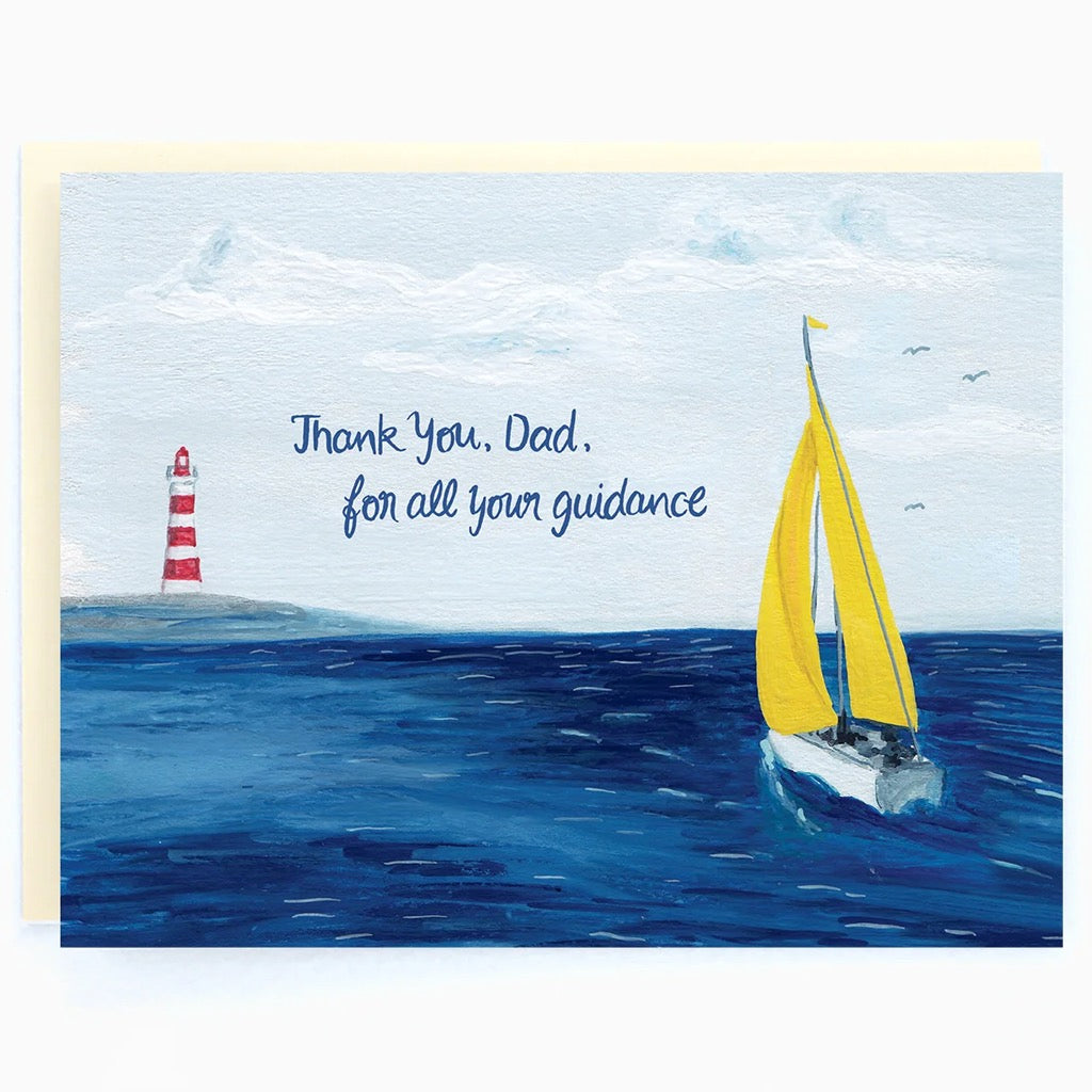 Dad Sailing Card.