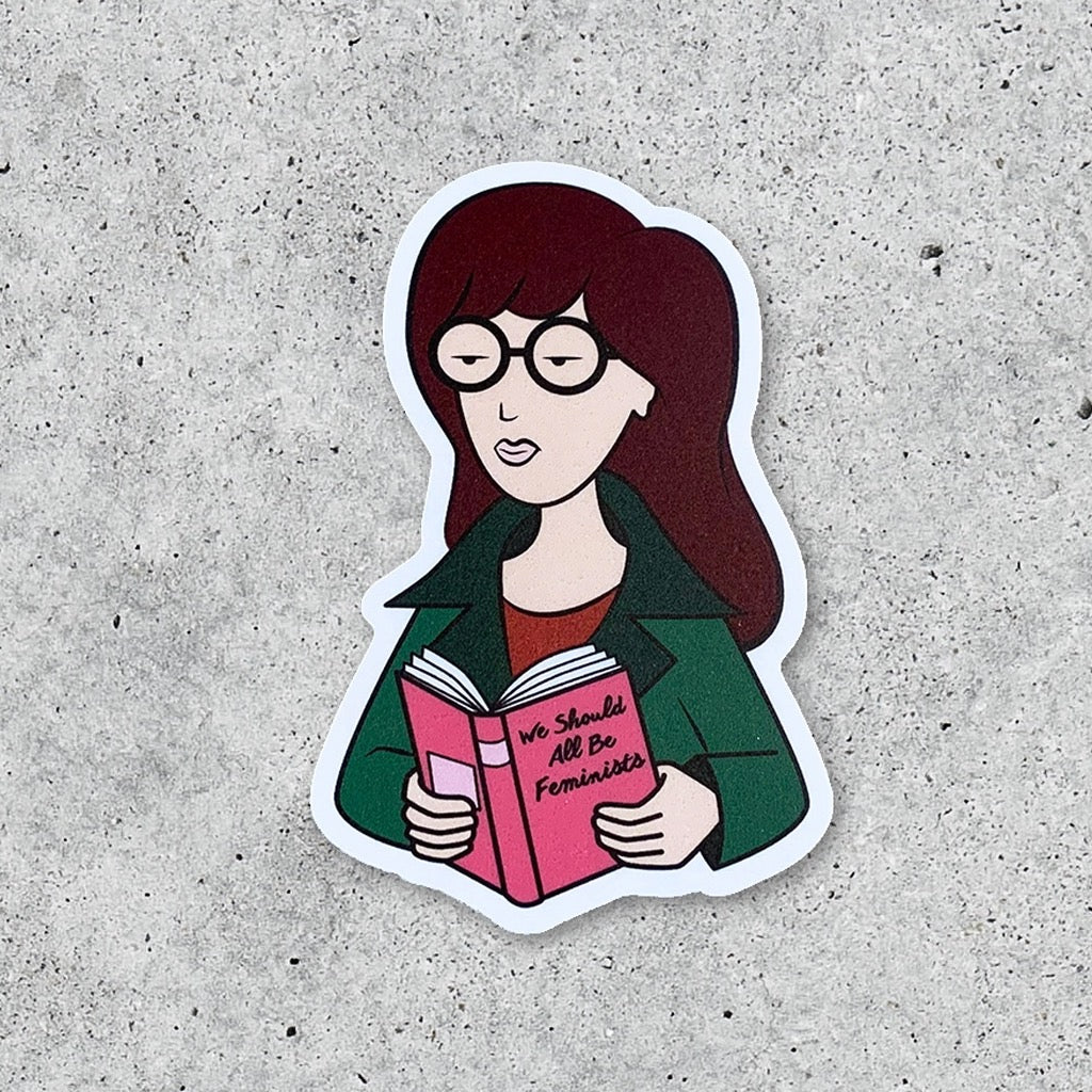 Daria Feminist Sticker