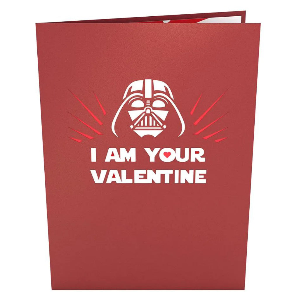 Darth Vader 3D Pop Up Valentine Card Front
