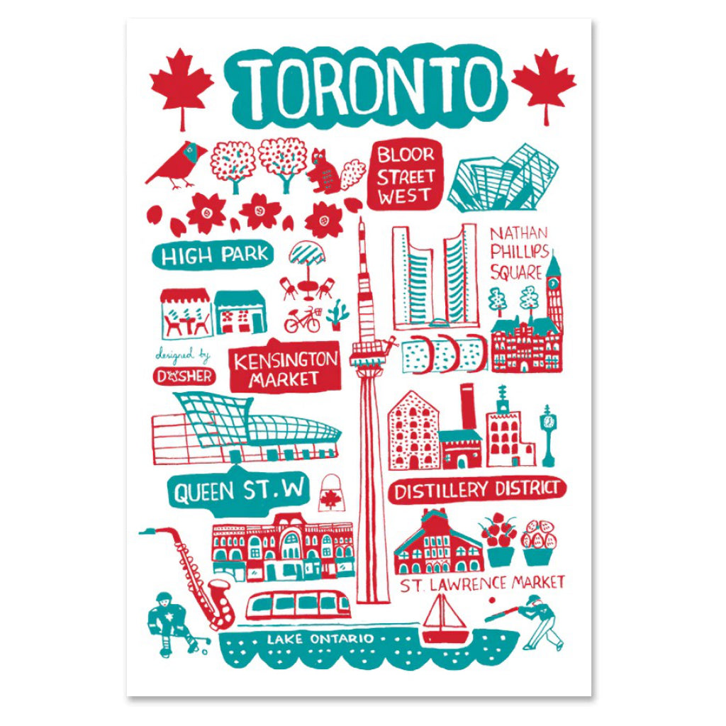 Dasher Toronto Postcard.