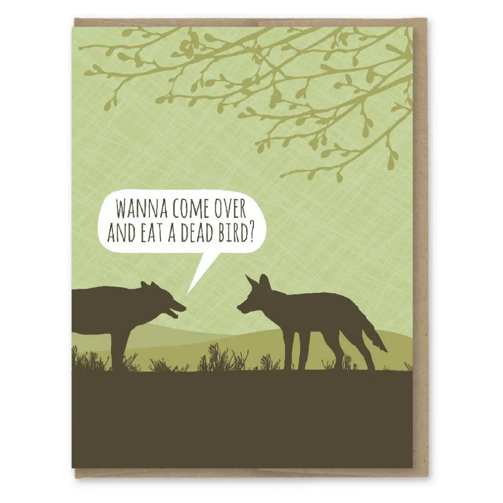 Dead Bird Coyotes Card.