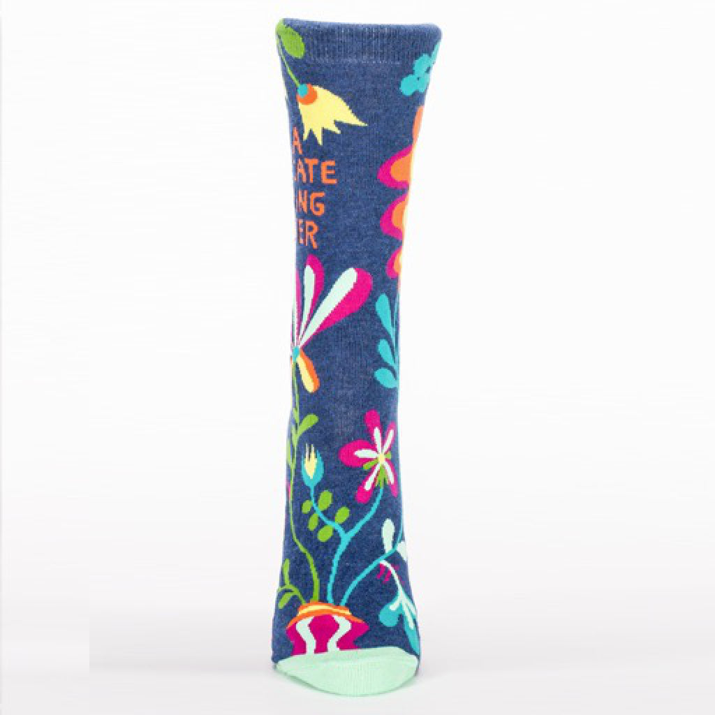 Delicate Fucking Flower Socks front