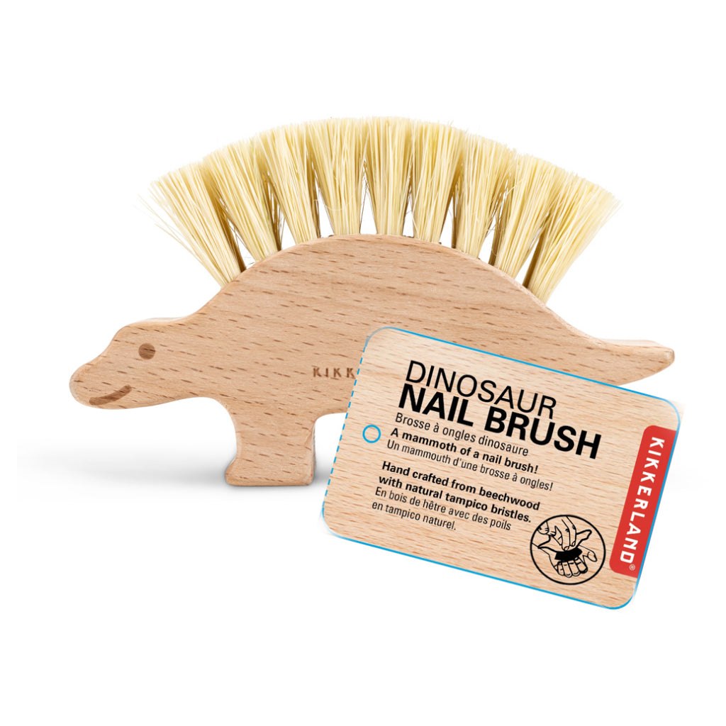 Dino Nail Brush Tag