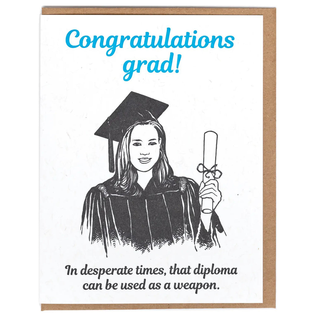 Diploma Graduation Card.