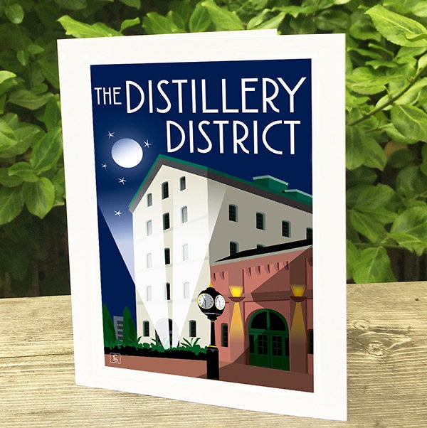 Distillery Toronto Greeting Card