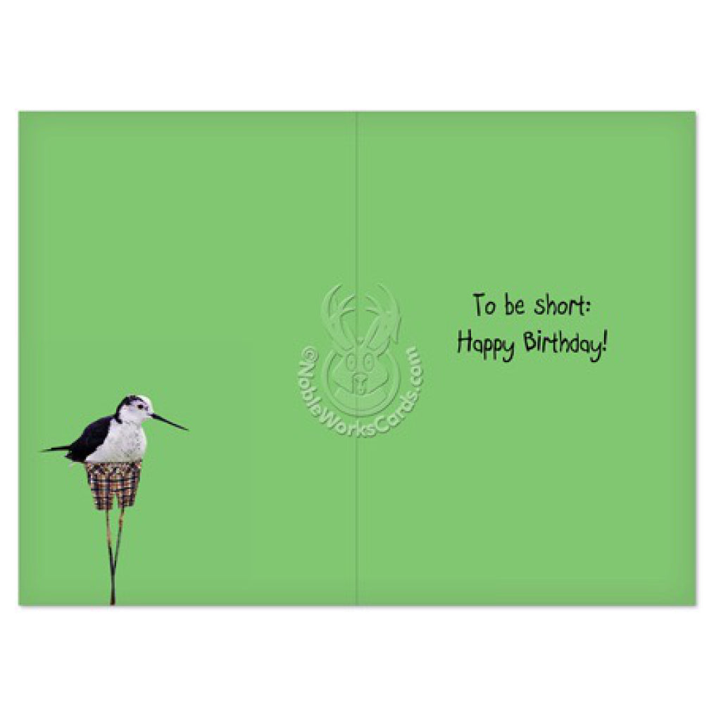 Do These Shorts Birthday Card | Nobleworks – Outer Layer