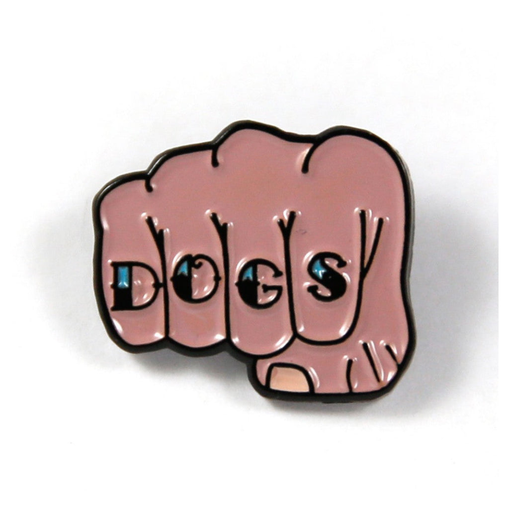 Dog Knuckles Enamel Pin