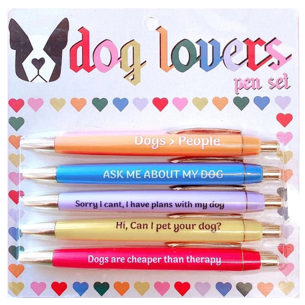 Dog Lovers Pen Set of 5.