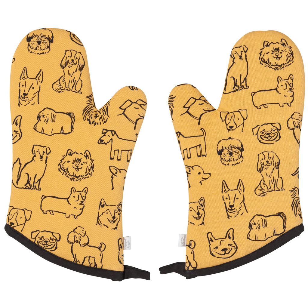 Dog Park Oven Mitts Set of 2.