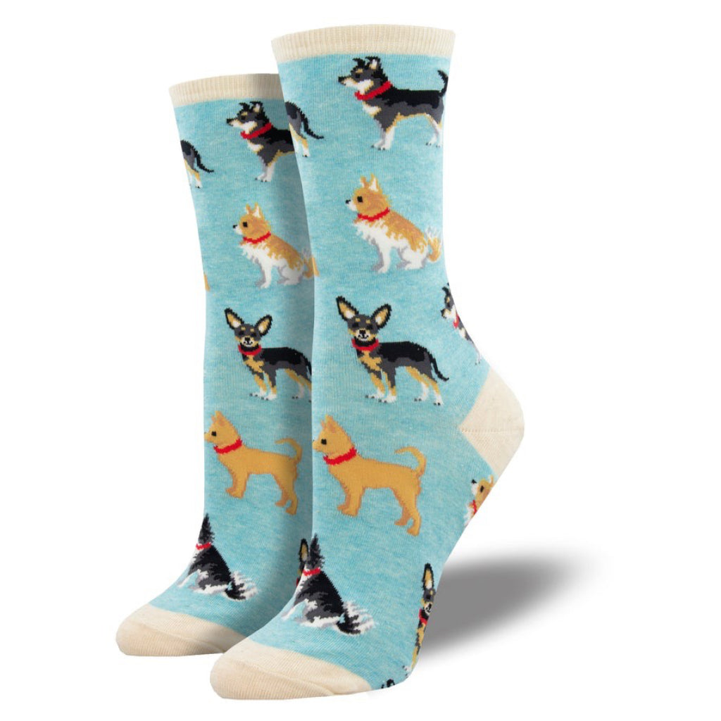Doggy Style Socks Blue Heather