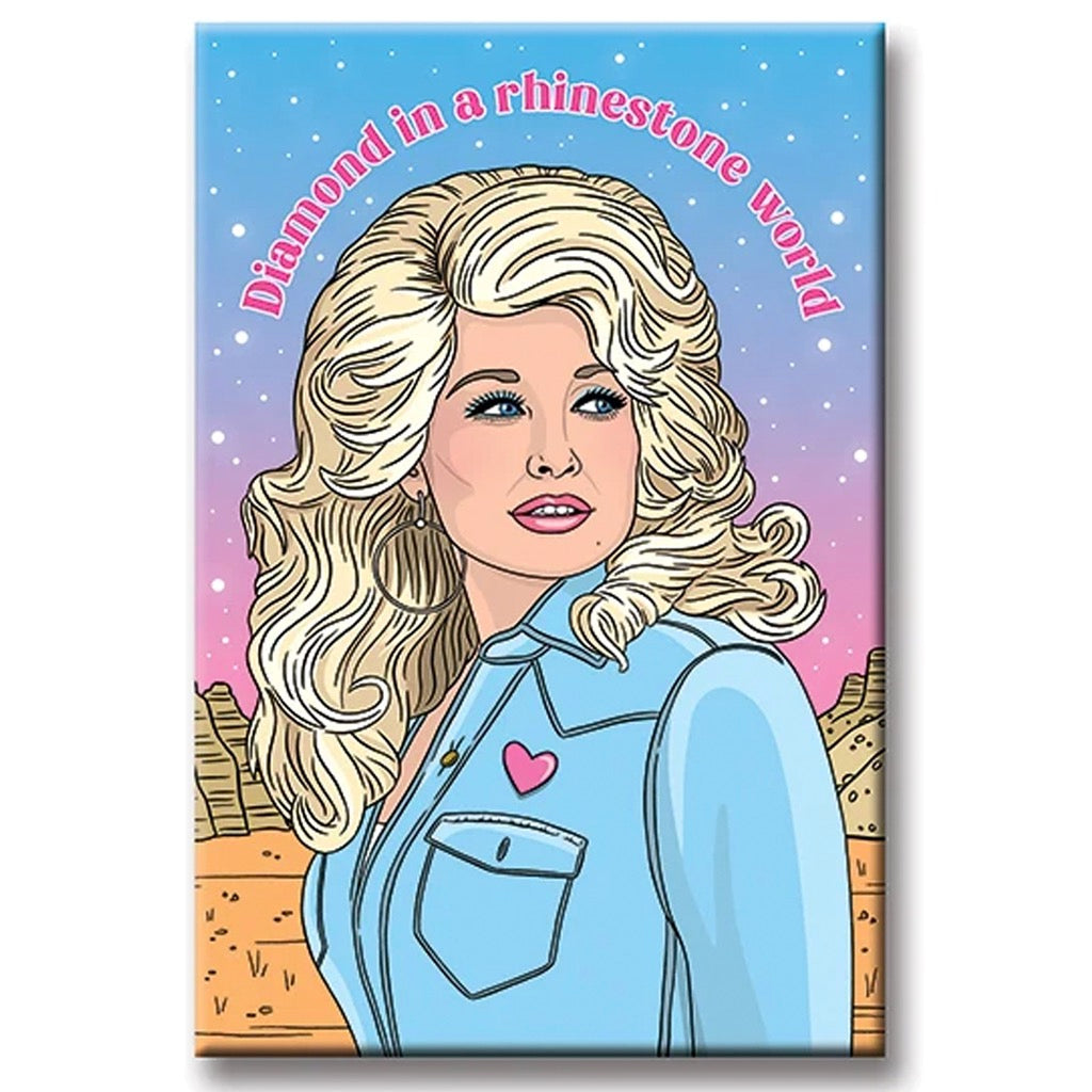 Dolly Parton Rhinestone Magnet