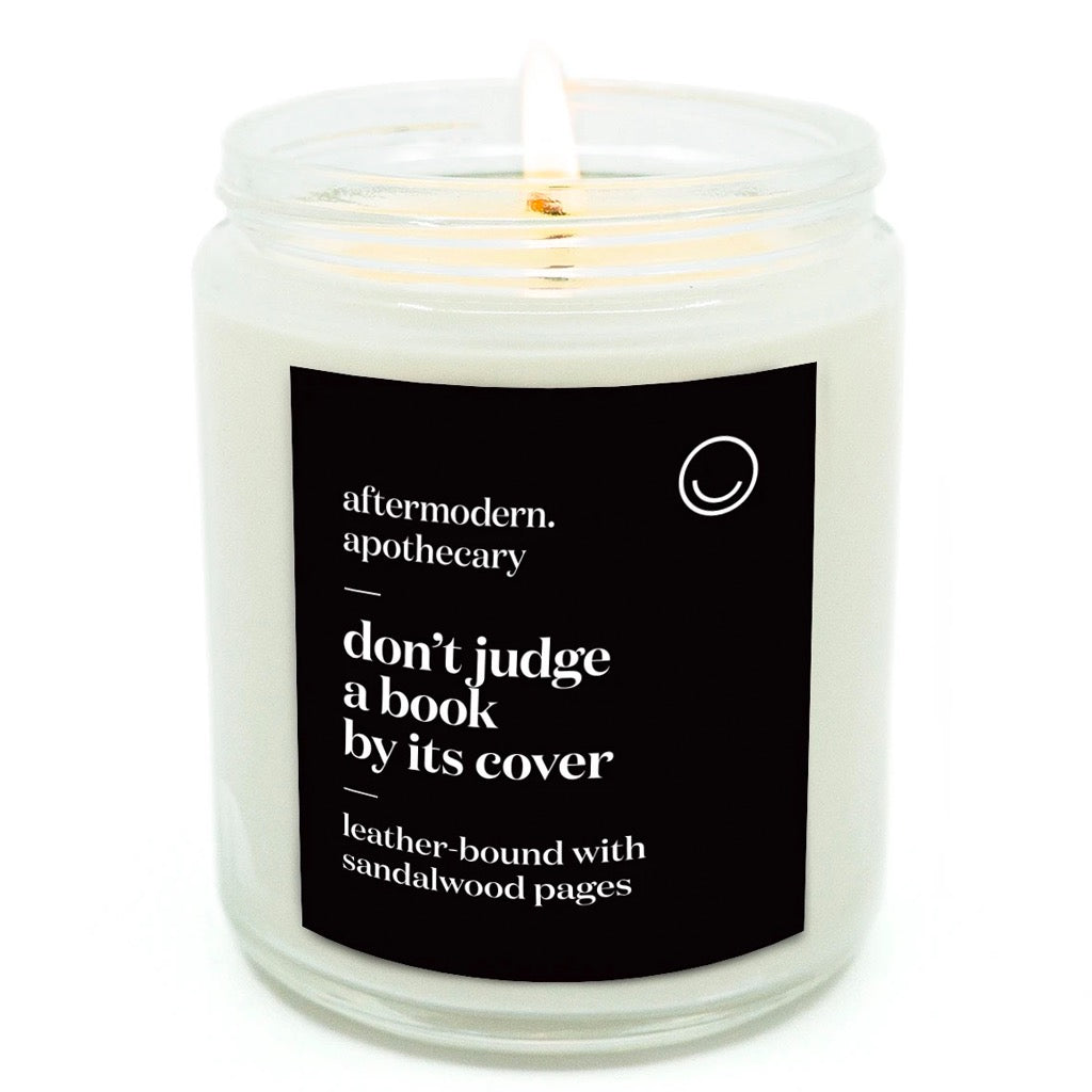 Dont Judge A Book By Its Cover Candle