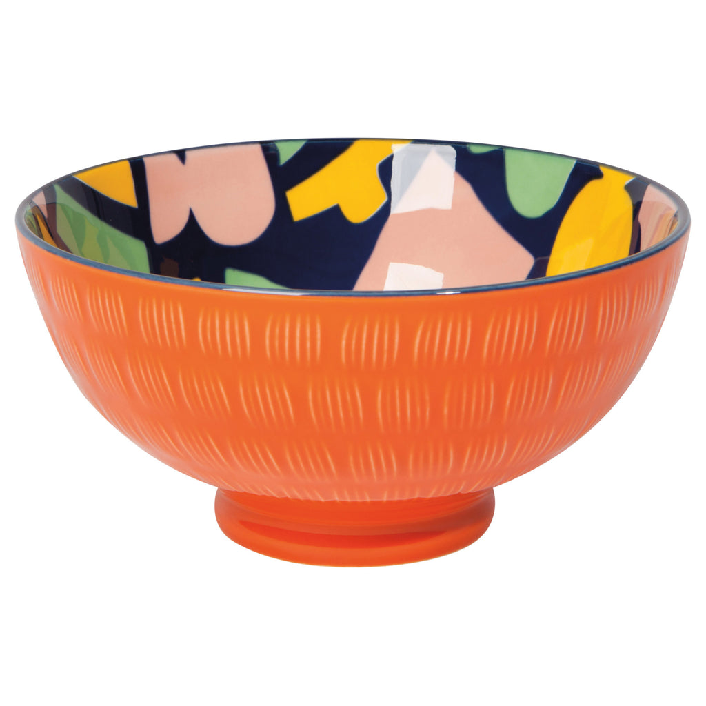 Doodle Stamped Bowl 6 Inch