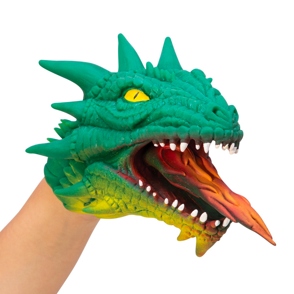 Dragon Hand Puppet green.