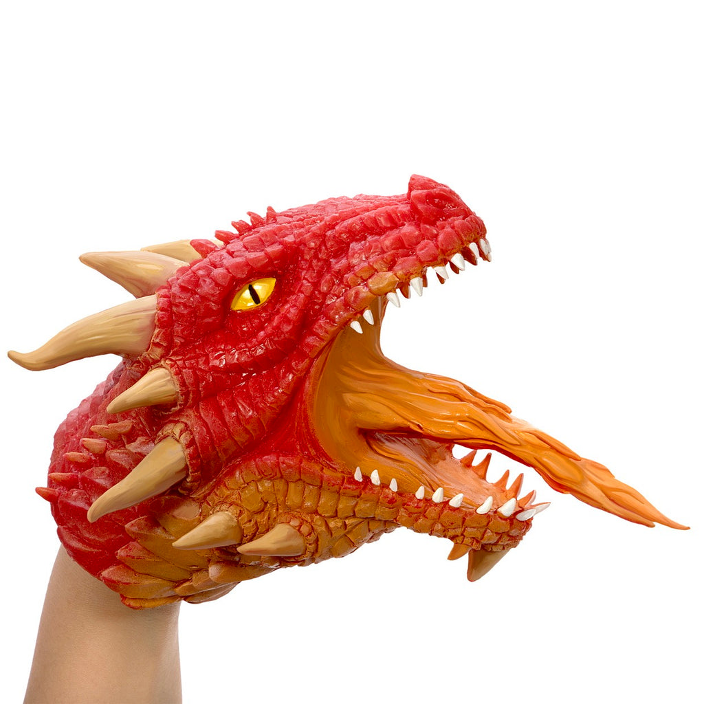 Dragon Hand Puppet red.