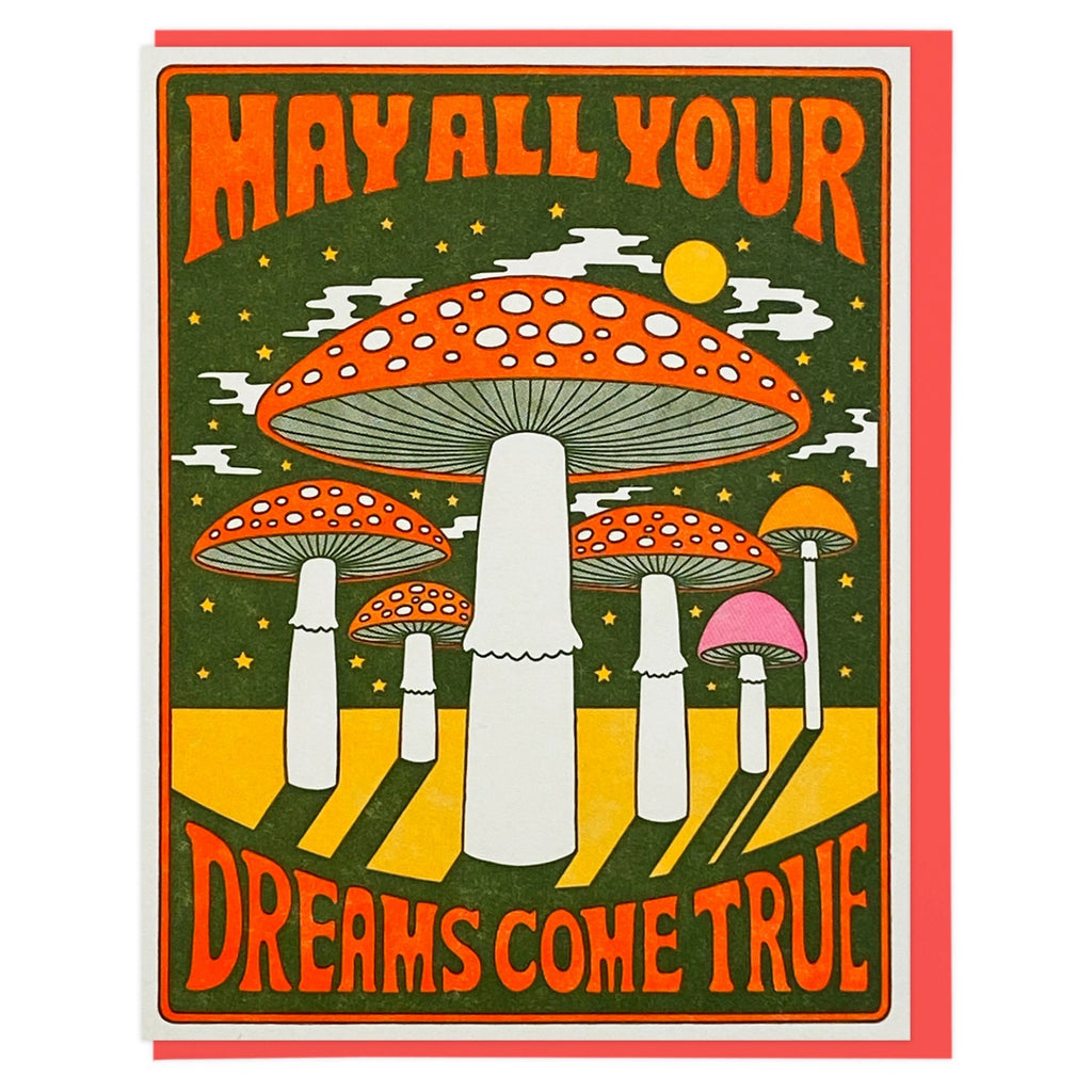 Dreams Come True Mushrooms Card