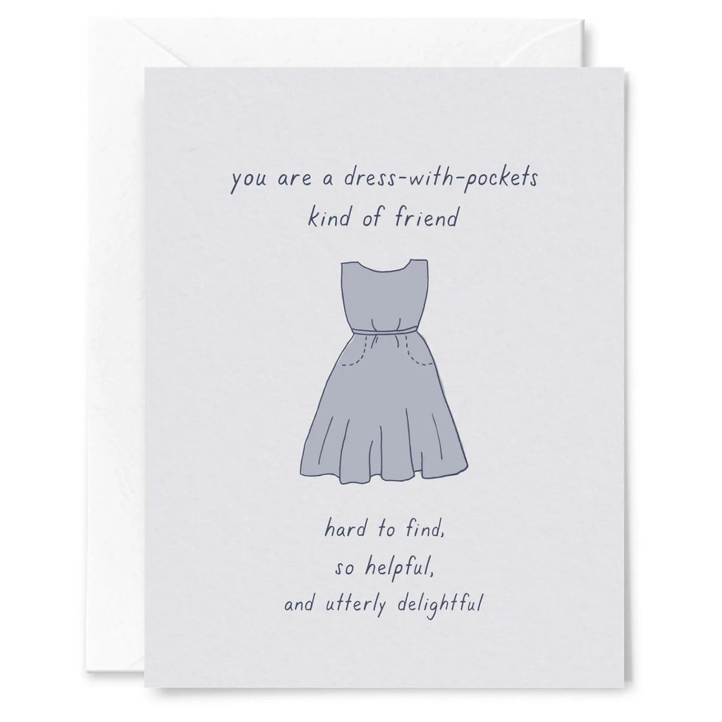 Dress With Pockets Friendship Card