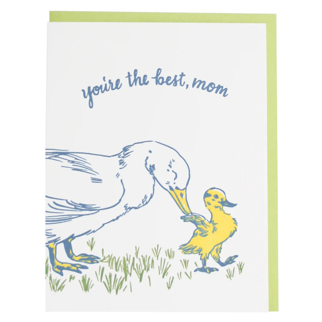 Duck and Duckling Mom Card.