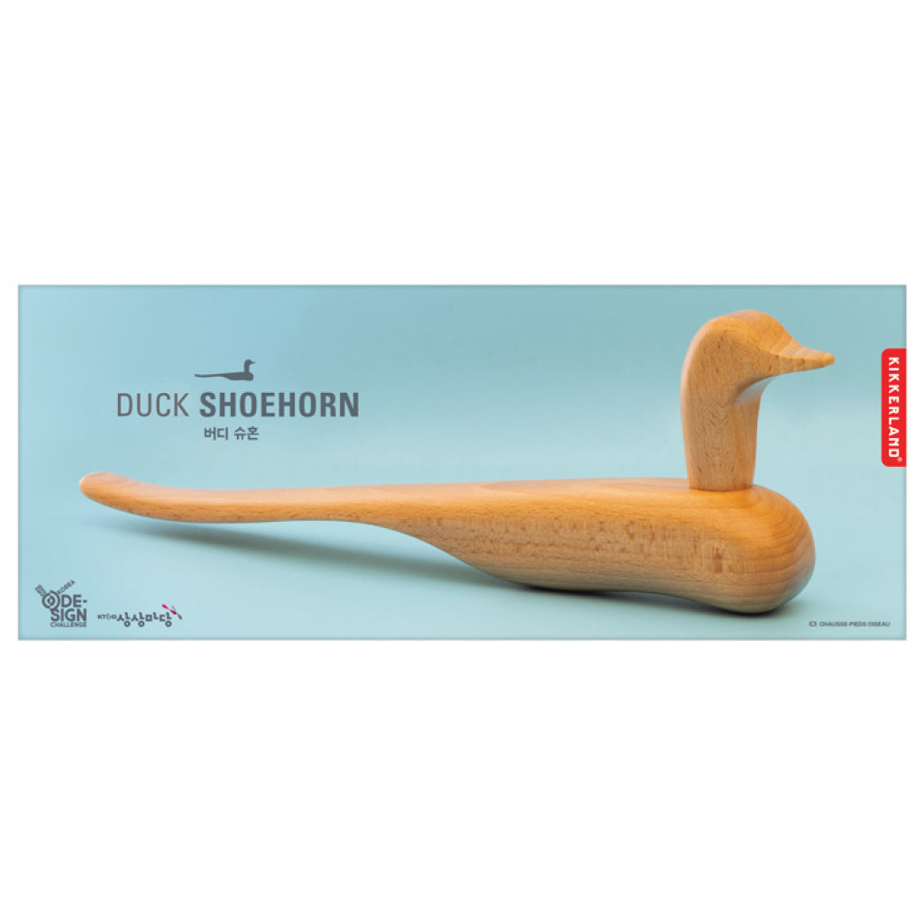 Duck Shoehorn packaging.