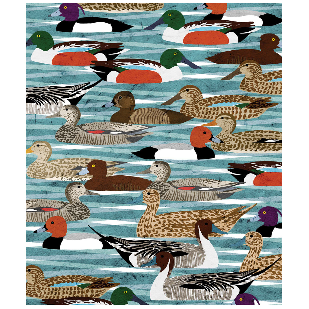 Ducks On The Pond Card.