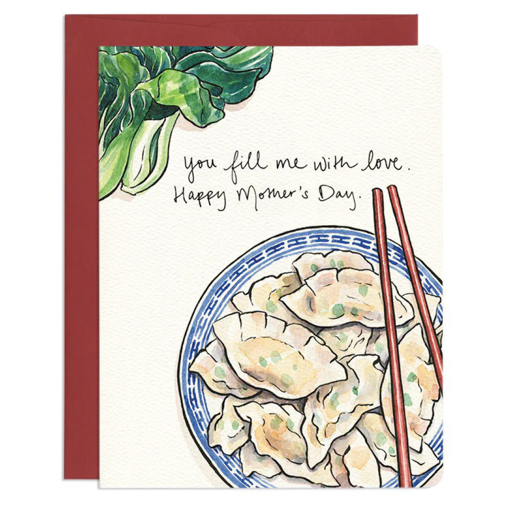 Dumpling Love Mother's Day Card.