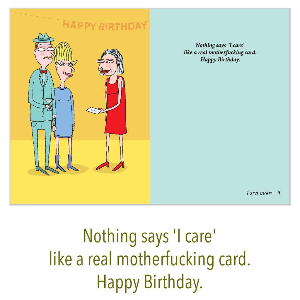 E-Greetings Birthday Card inside.