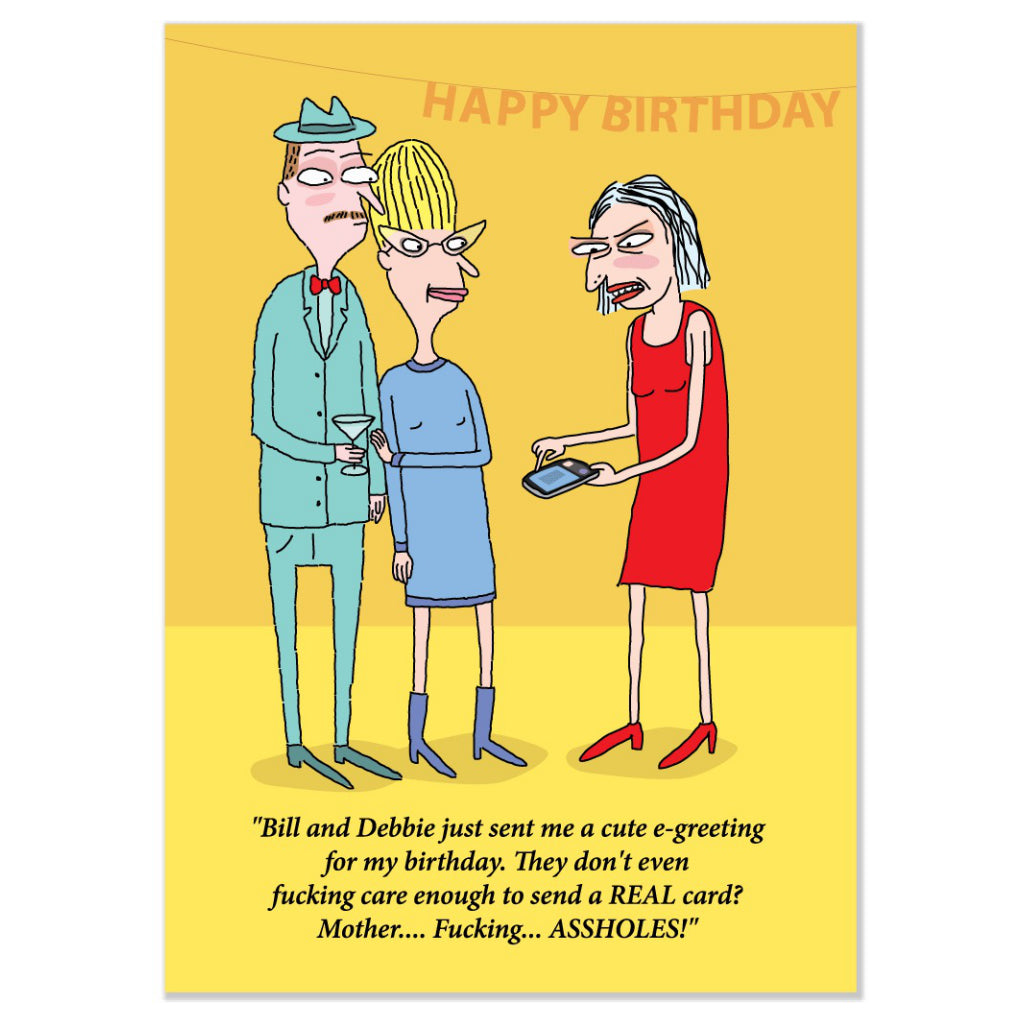 E-Greetings Birthday Card.