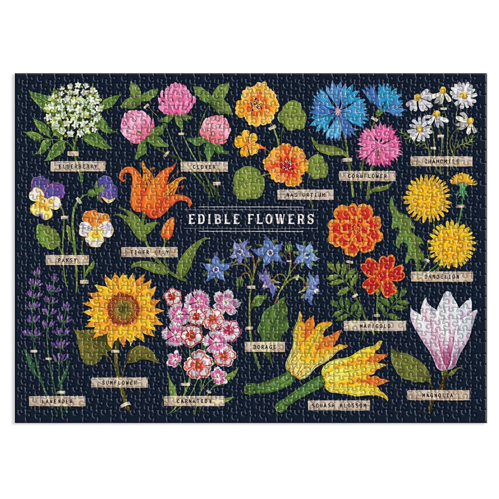 Edible Flowers 1000 Piece Puzzle.