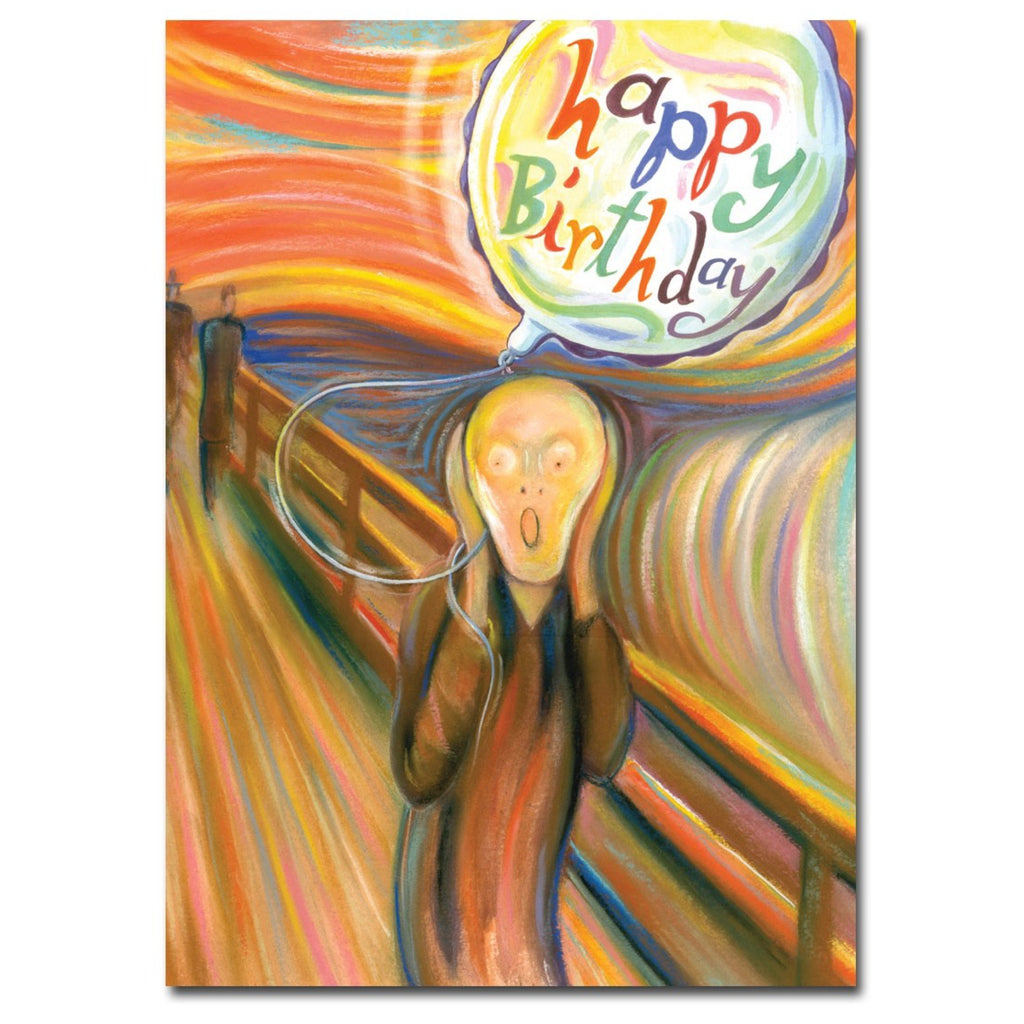Edvard Munch The Scream Birthday Card.