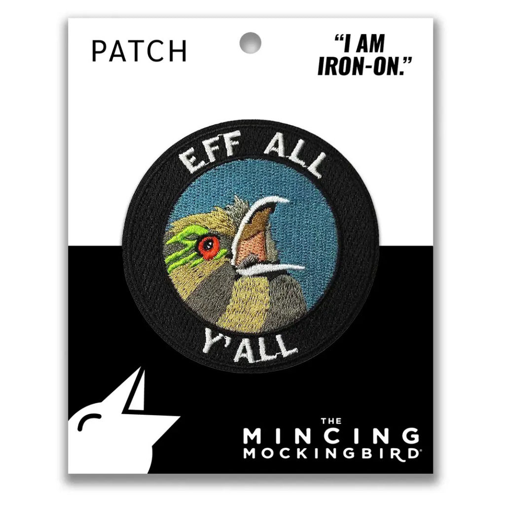 Eff All Y'all Patch packaging.