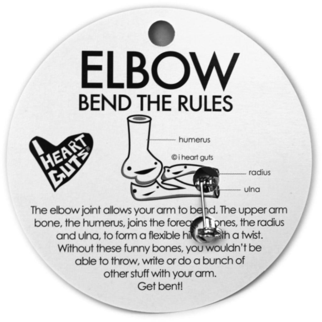 Elbow Lapel Pin back