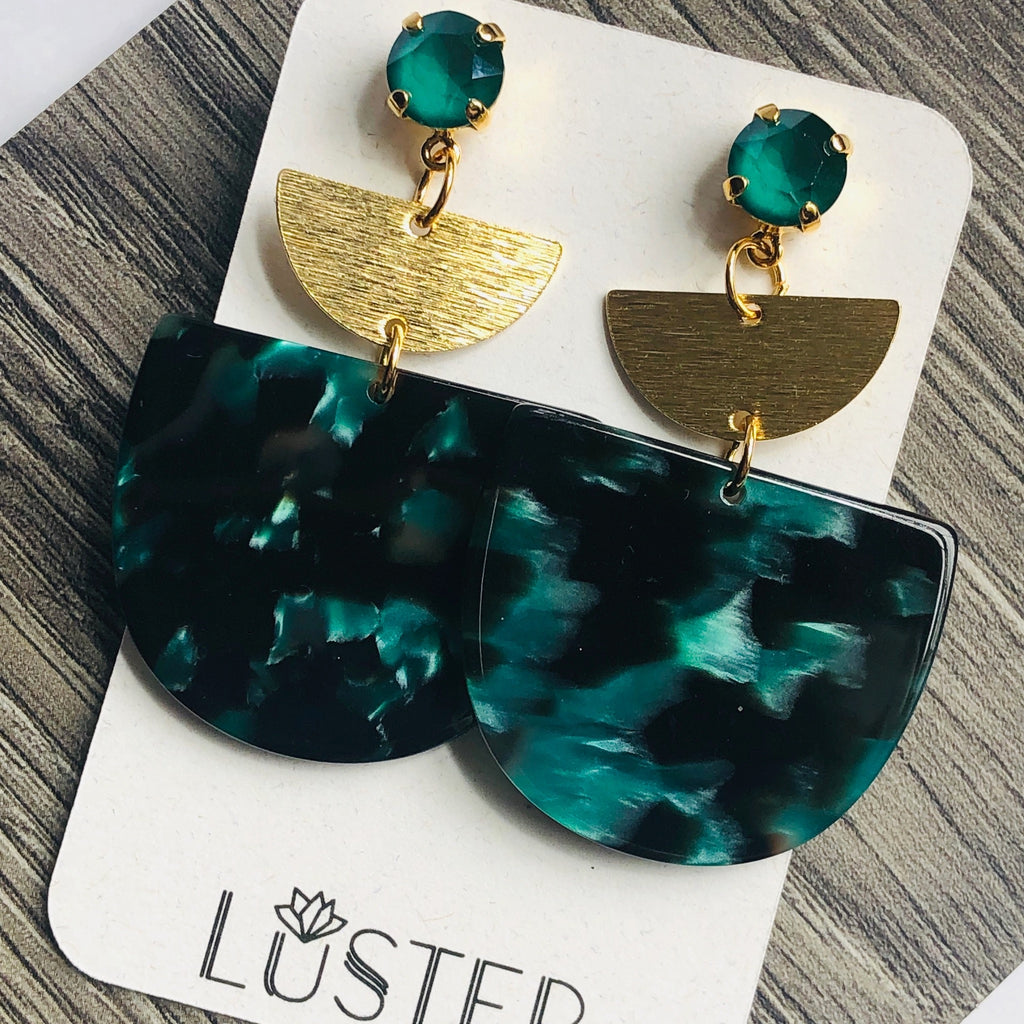 Emerald City Earrings