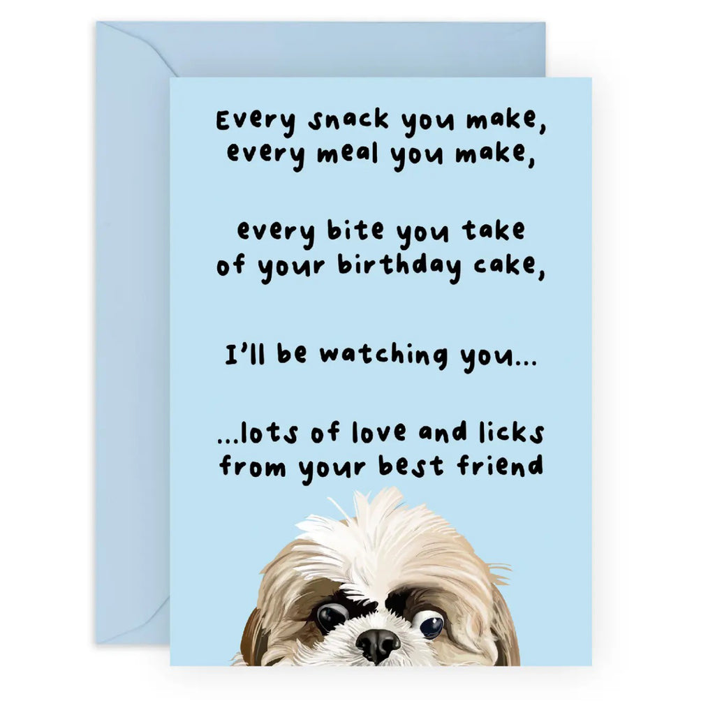 Every Bite You Take Card.