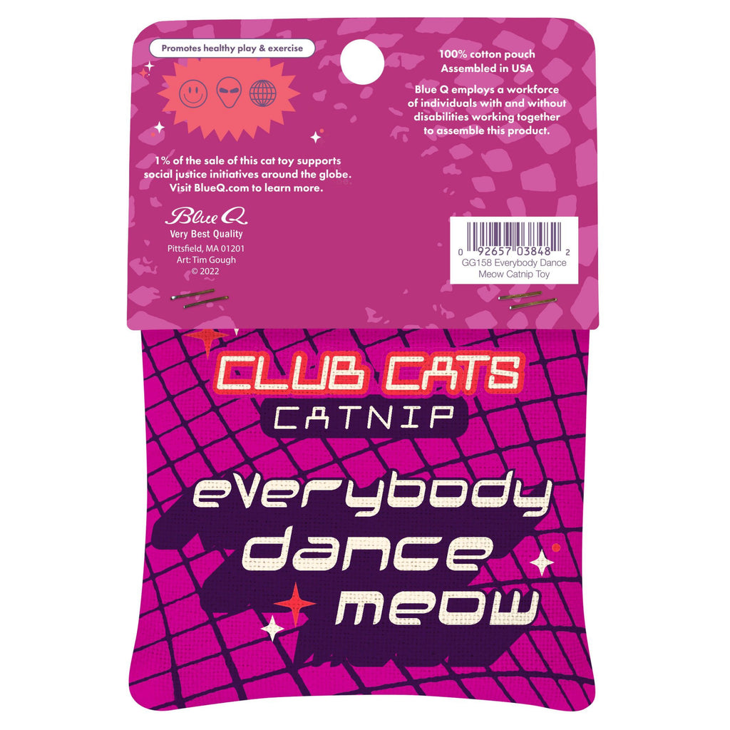 Everybody Dance Meow Catnip Toy Back