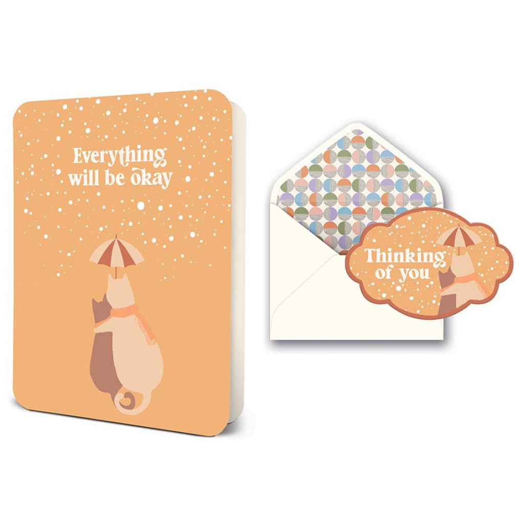Everything Will Be Okay Friendship Card.