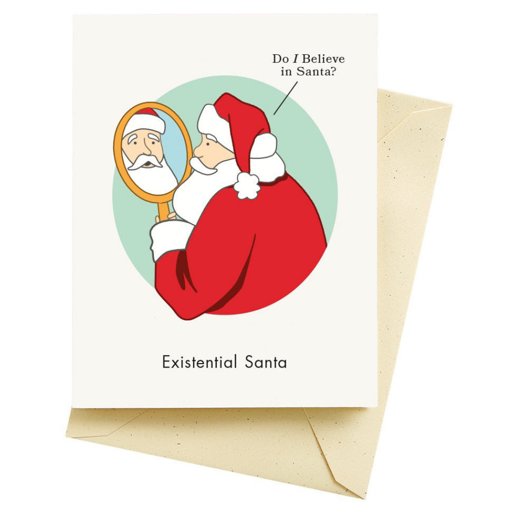 Existential Santa Card