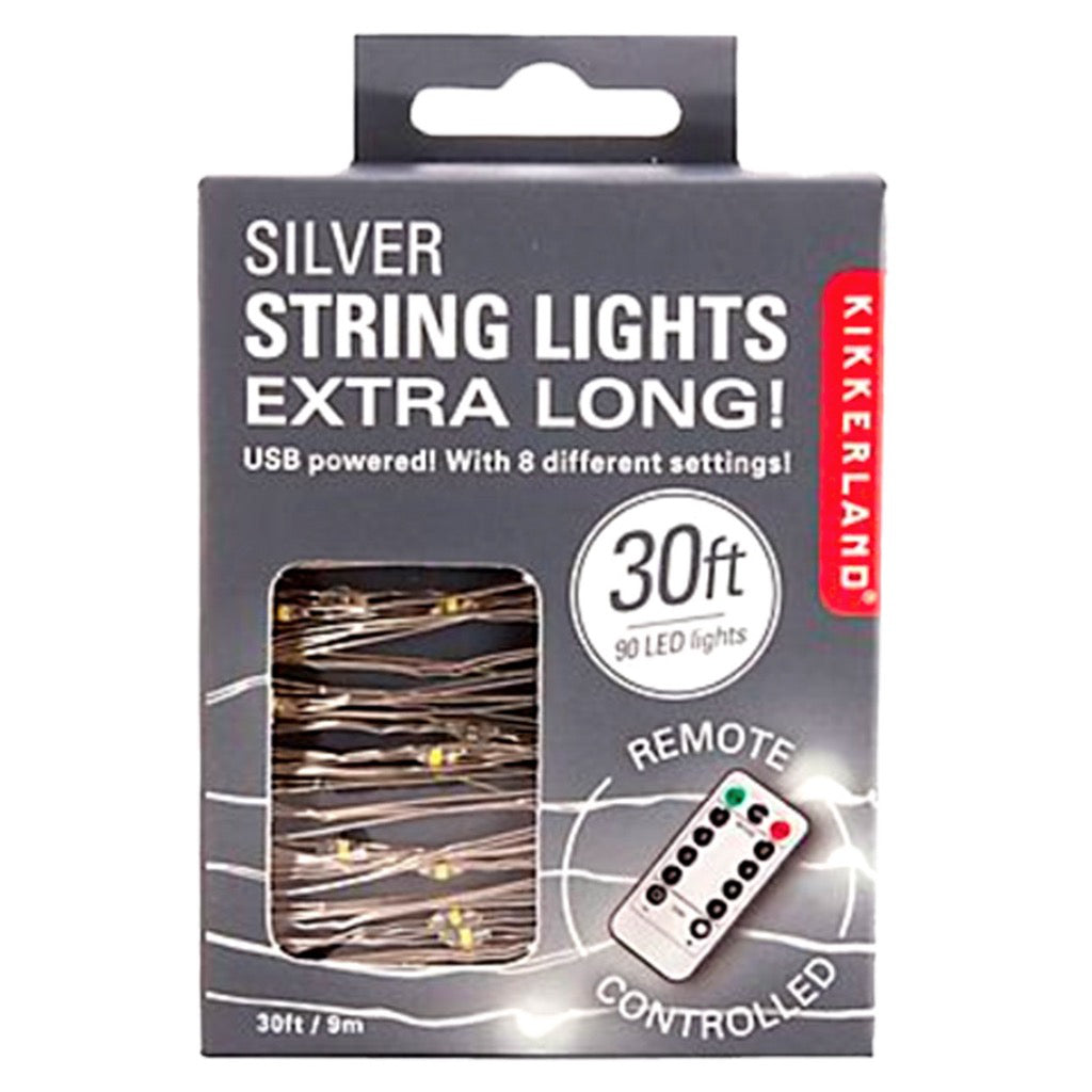 Extra Long Silver String Light