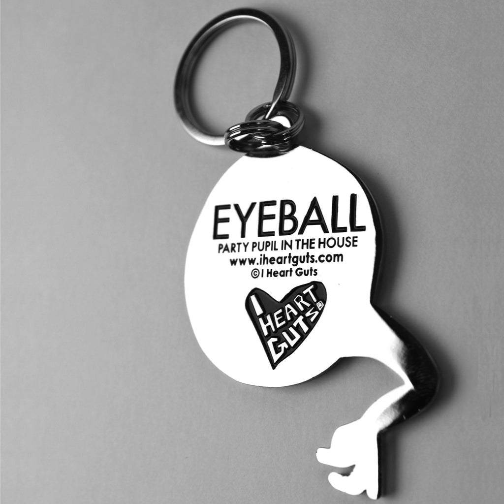 Eyeball Keychain Back