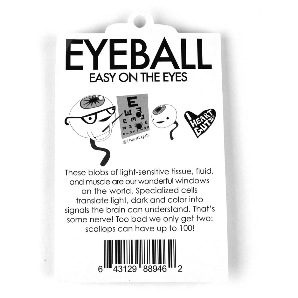 Eyeball Keychain Info