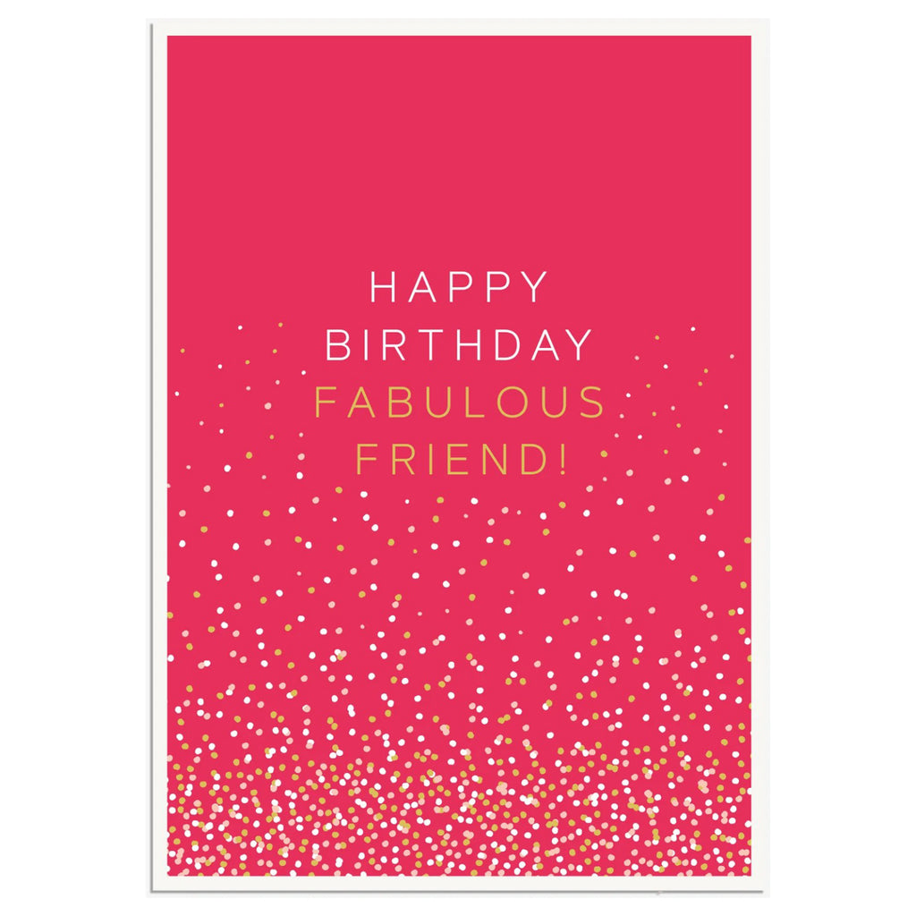 Fabulous Friend Birthday Card.