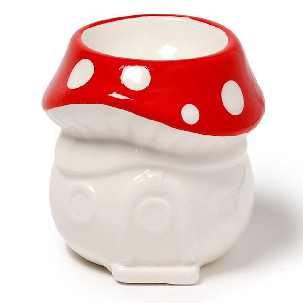 Fairy Toadstool House Ceramic Egg Cup.