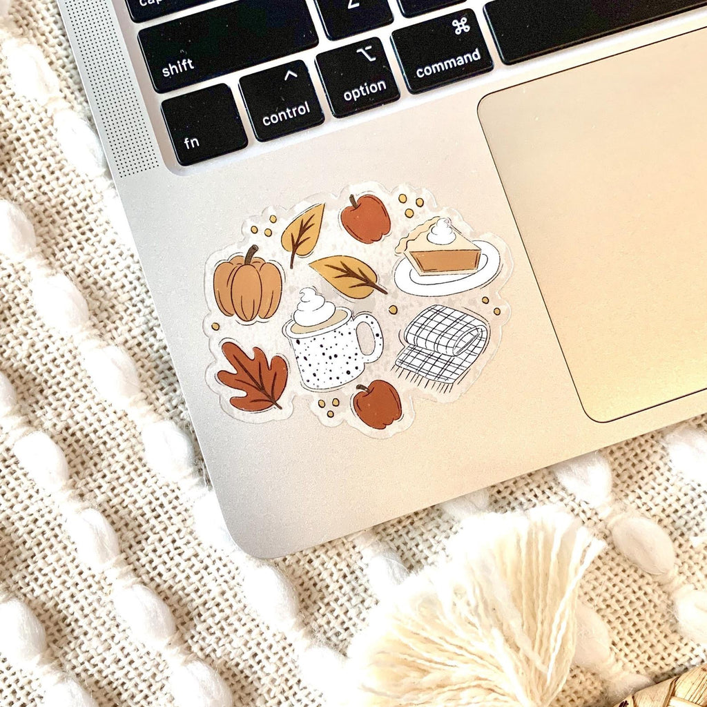 Fall Favourites Clear Sticker Lifestyle