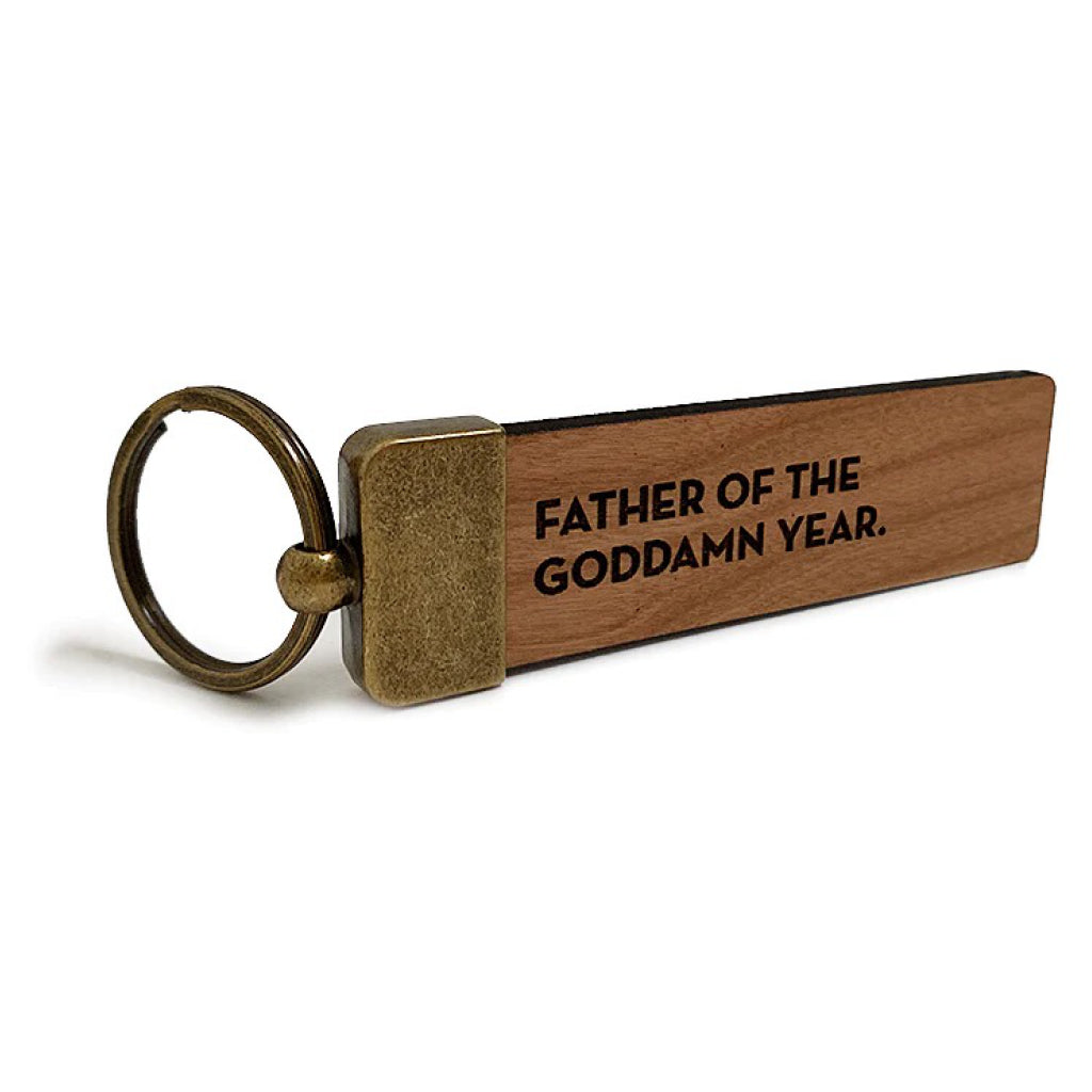 Father Of The Year Keychain.