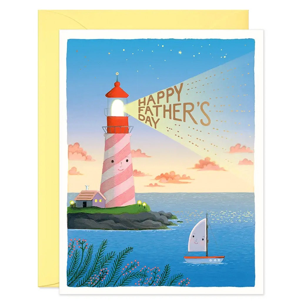 Father's Day Lighthouse Card.