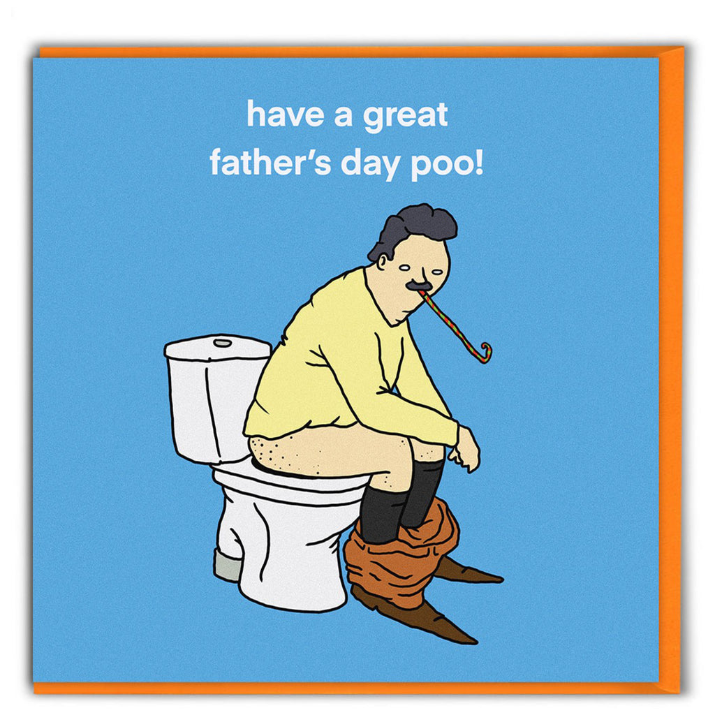 Father's Day Poo Card.