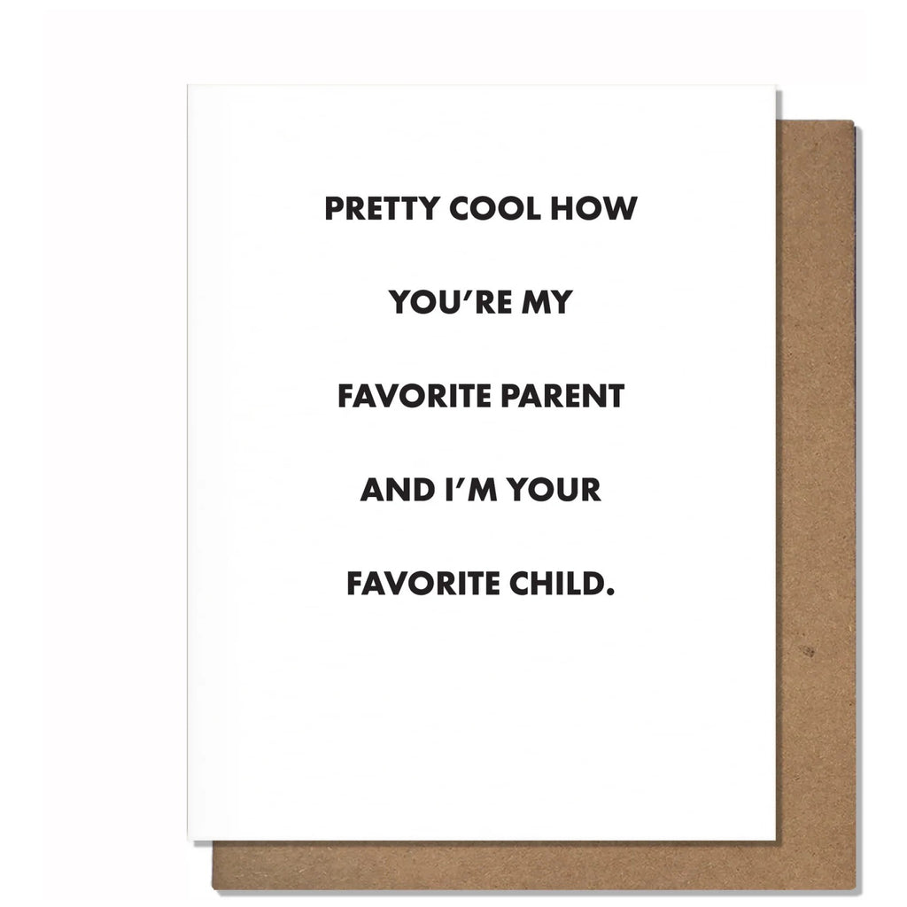 Favorite Parent Card.