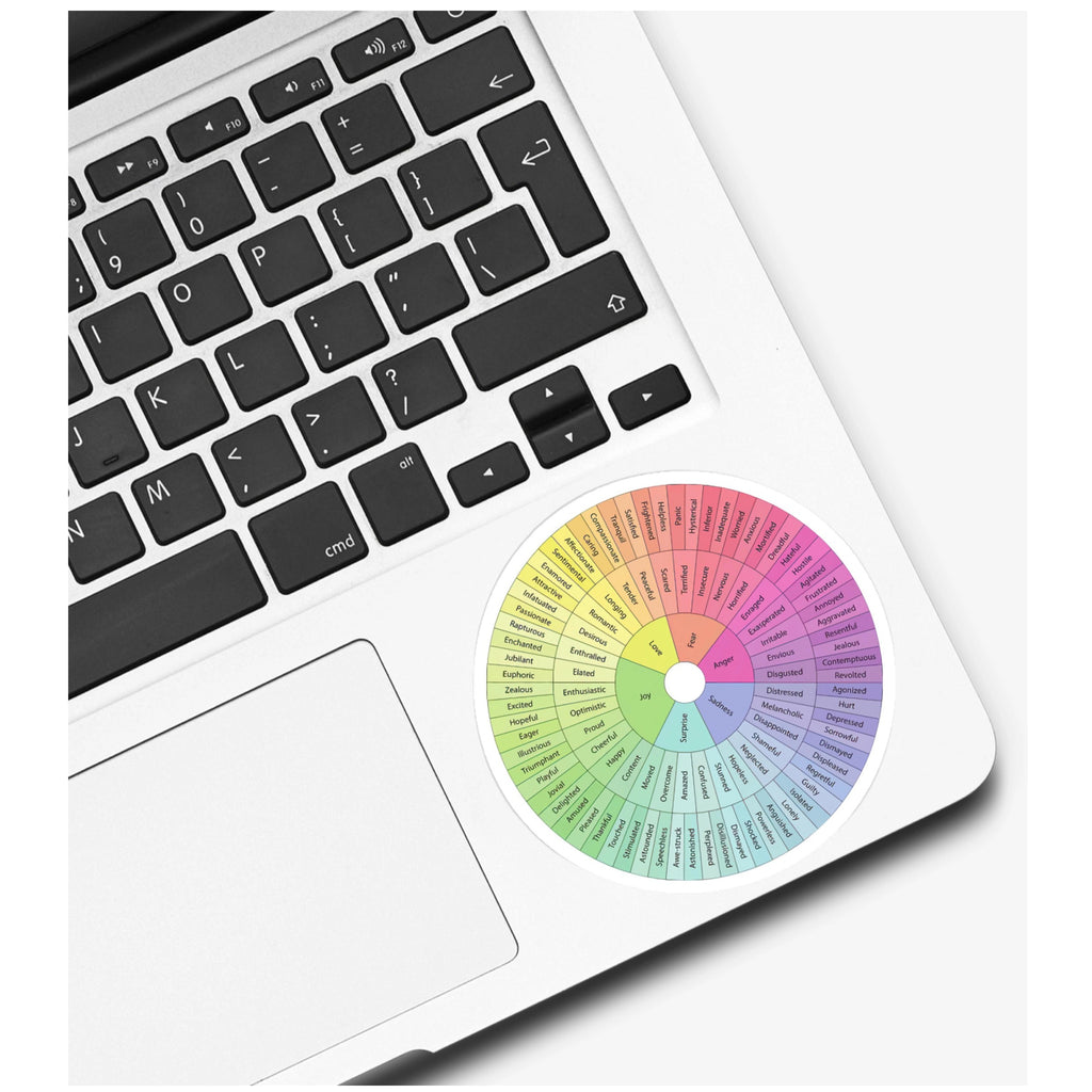 Feelings Wheel Sticker | Ace the Pitmatian Co – Outer Layer