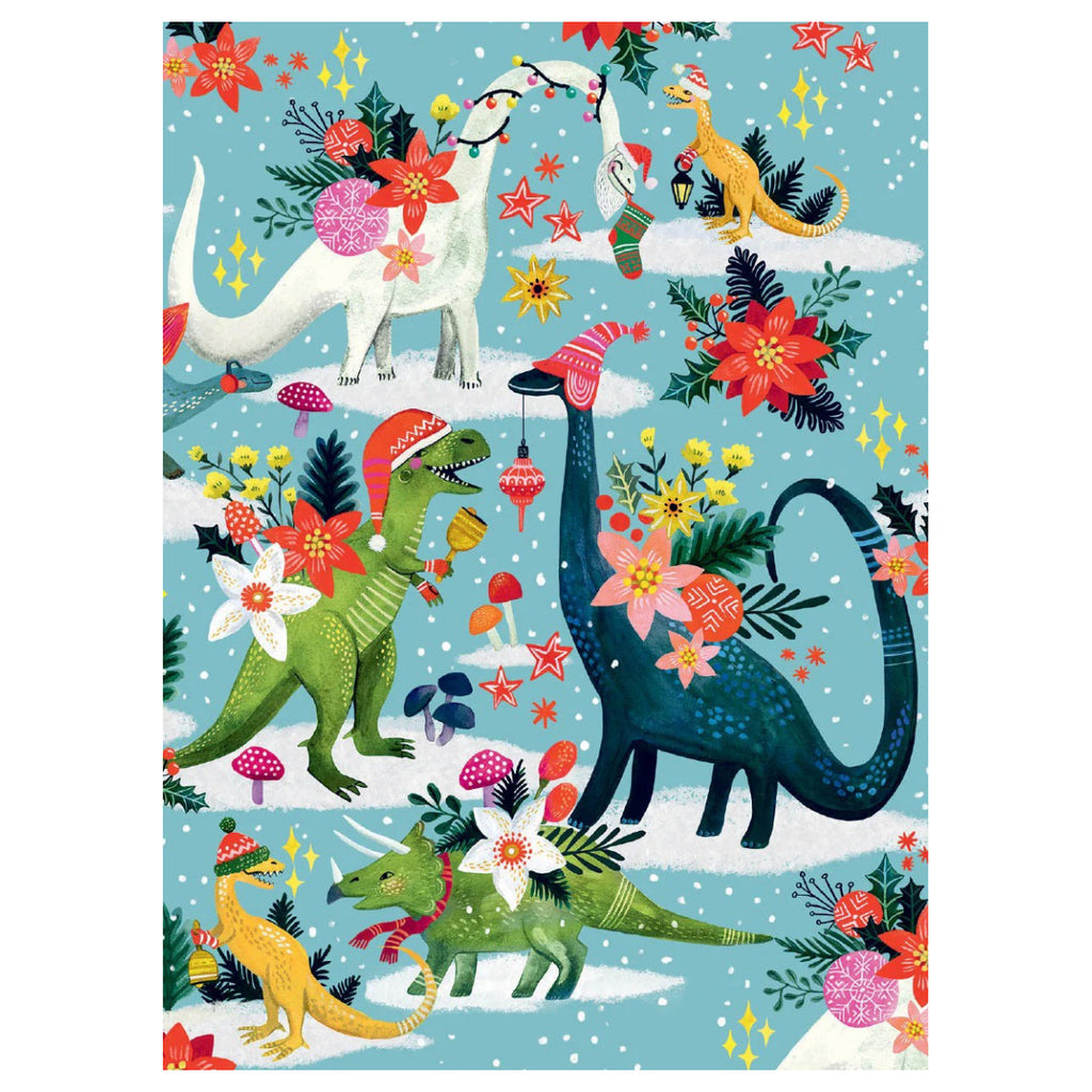 Festive Dinosaurs Boxed Holiday Cards